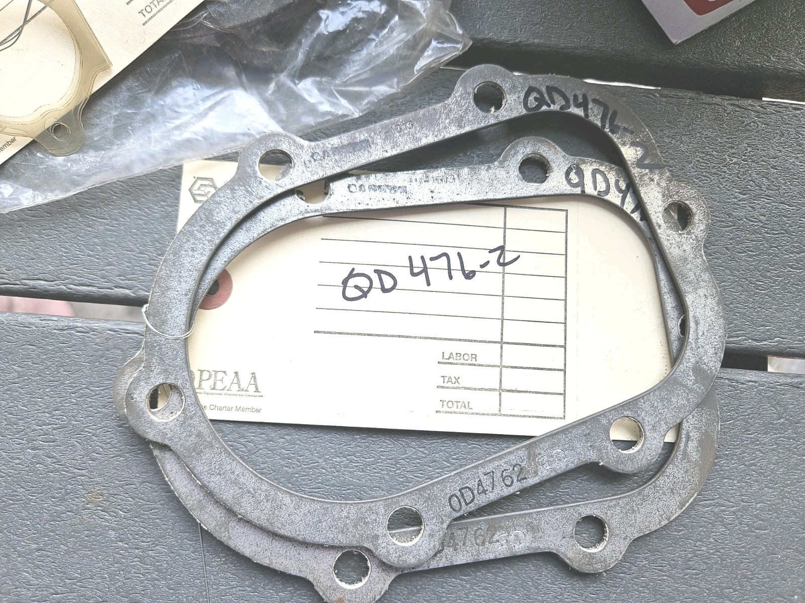 QTY-2 WISCONSIN QD476-1 Head GASKET. 2 PC LOT