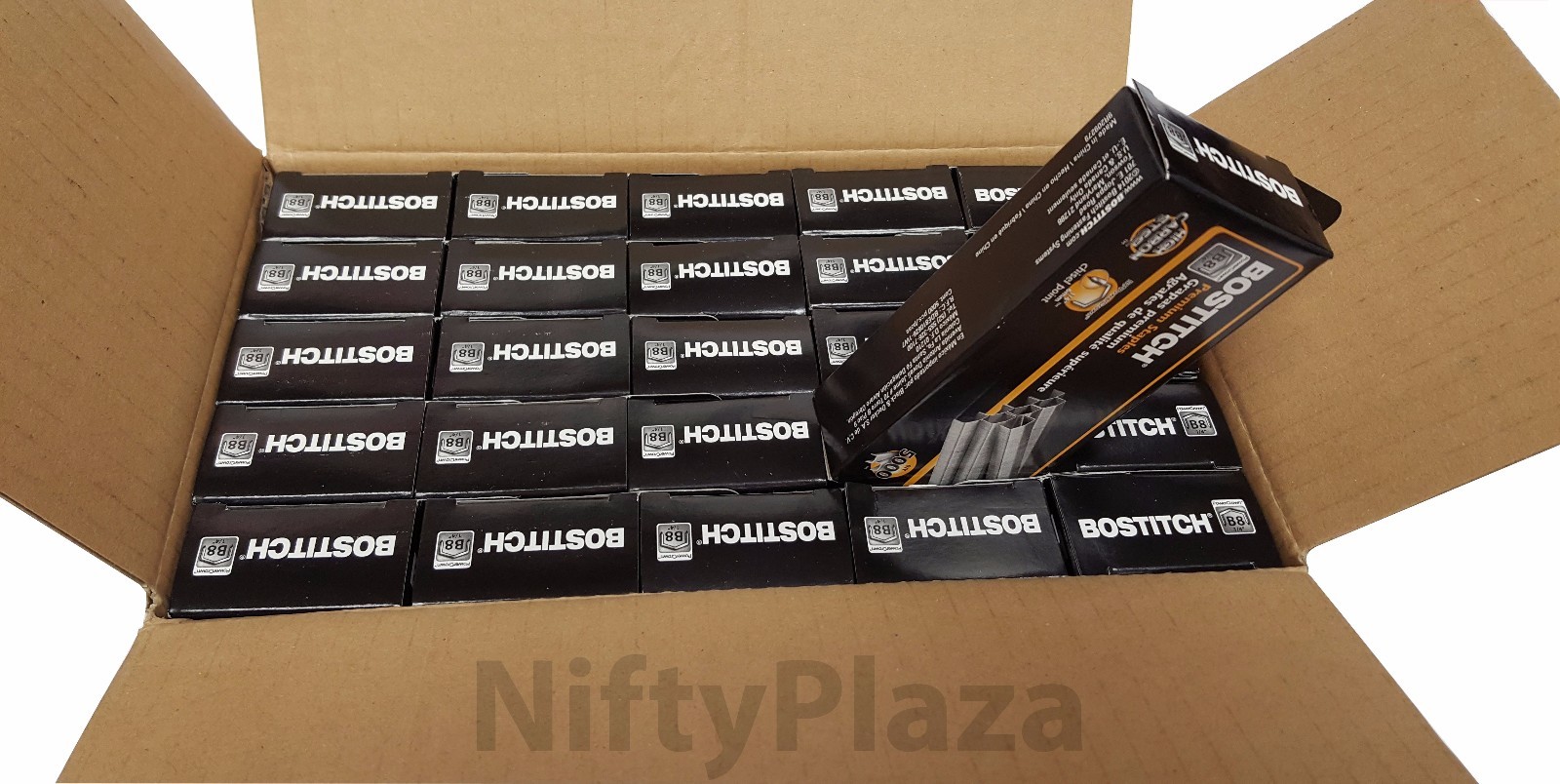 Pack of 5 Boxes Bostitch B8 Powercrown Premium 1/4" Staples MPN STCRP21151/4