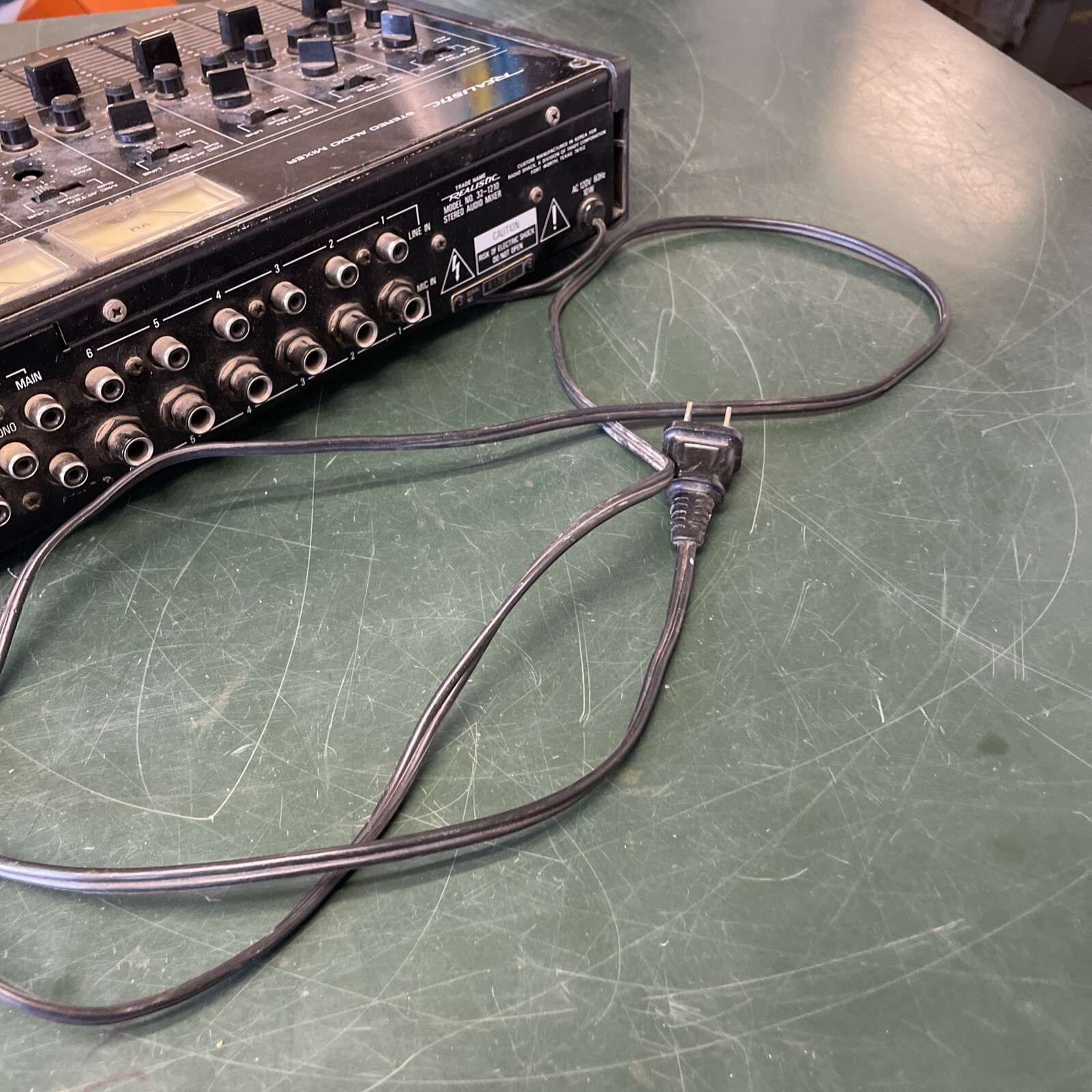 Realistic 32-1210 Stereo Audio Mixer Untested