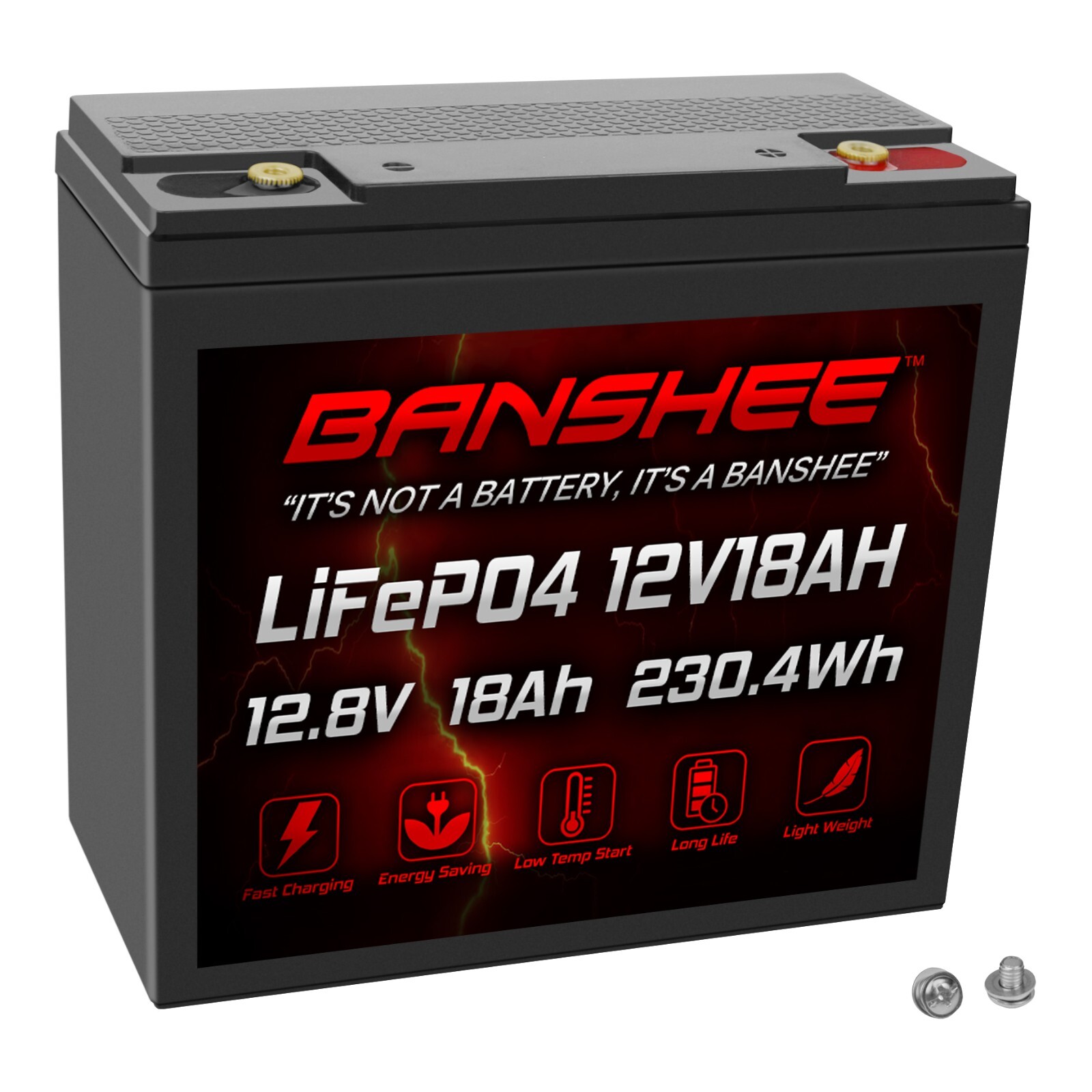 Banshee 12V 18AH Lithium Replacement Battery for 5799000010