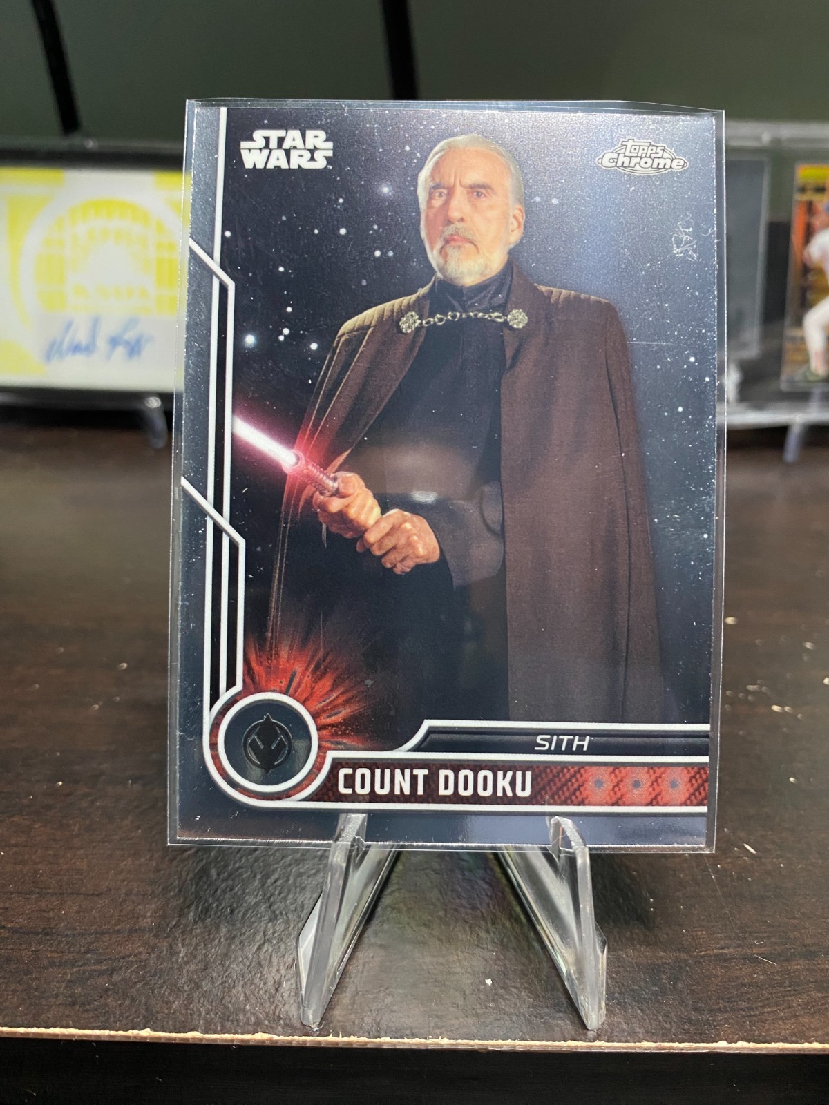 2023 Topps Chrome Star Wars #44 Christopher Lee as Count Dooku