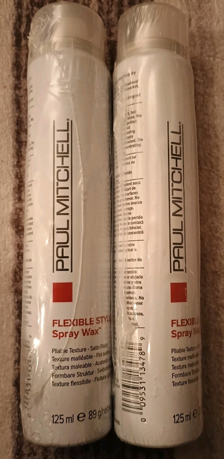 2 Pack Paul Mitchell Flexible Style Spray Wax 125ml SEALED