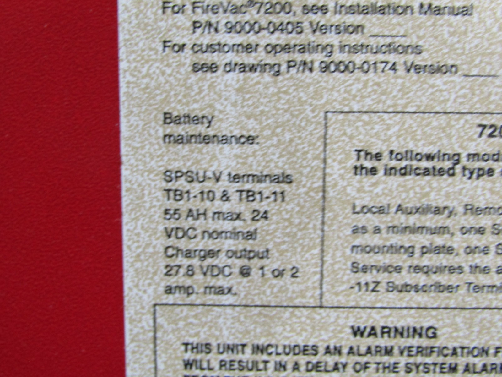 💥FCI FIRE CONTROL INSTRUMENTS FIRE ALARM CONTROL