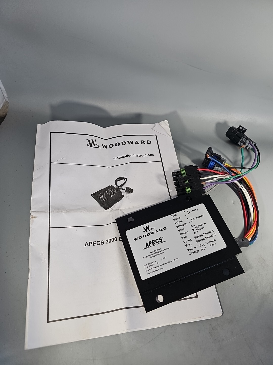 NEW OEM WOODWARD SA-4877 F APECS. Model 3200 New Programmable Engine Controller
