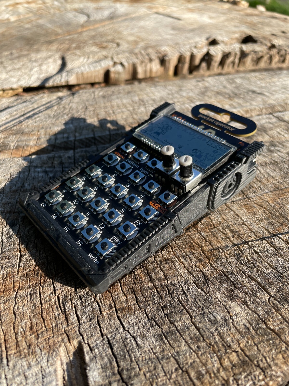 Pocket Operator Non-slip Slide Case-Sci-Fi | Back Cover | Teenage Engineering