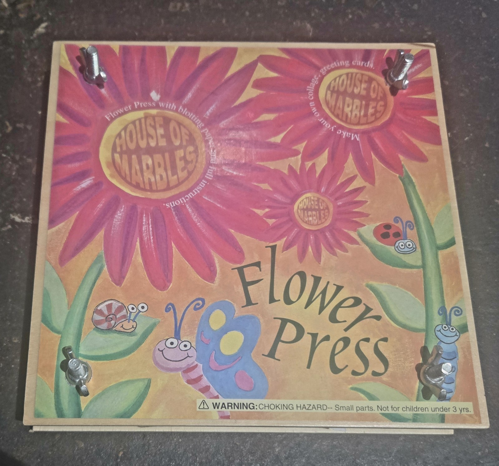 House of Marbles Wooden Flower Press 8x8
