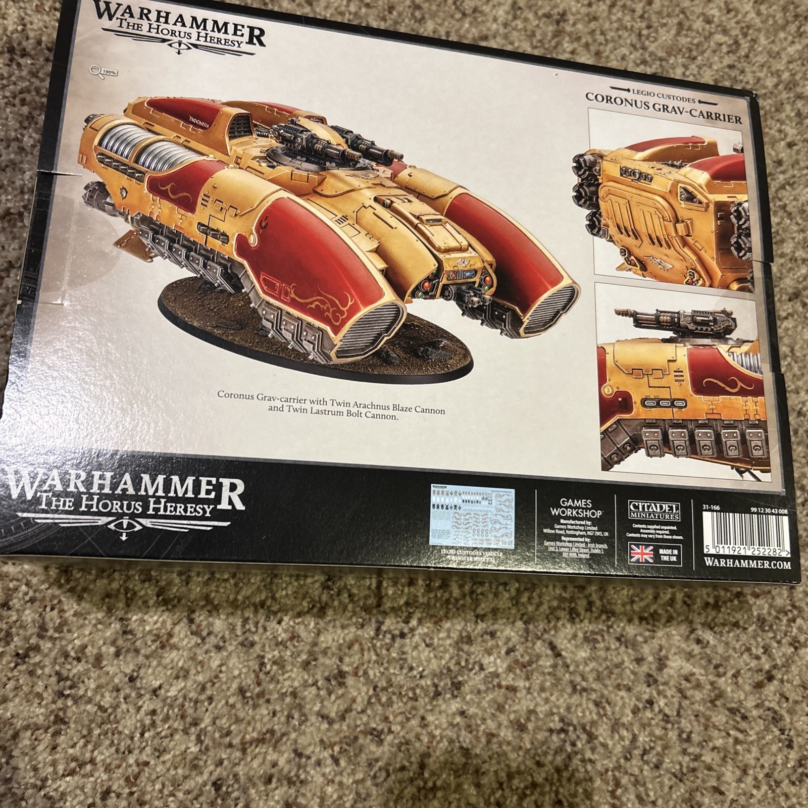 Legio Custodes: Coronus Grav-Carrier - Warhammer Horus Heresy NIB