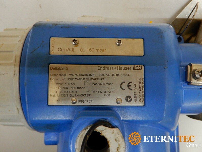 Endress + Hauser Deltabar S PMD75-18XH8/1M6