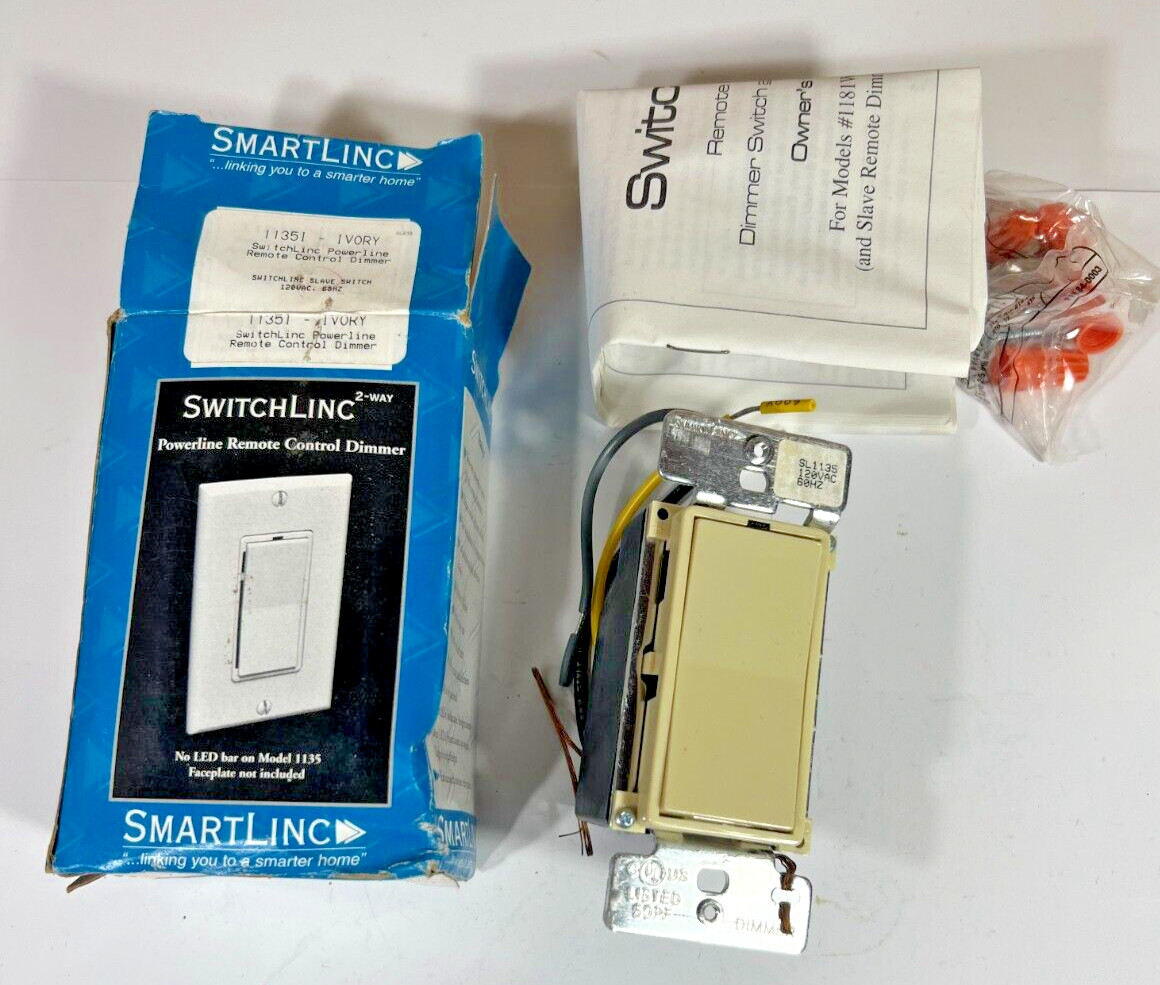 SwitchLinc 2-Way Powerline Remote Control Dimmer (Faceplate Not Included) IVORY