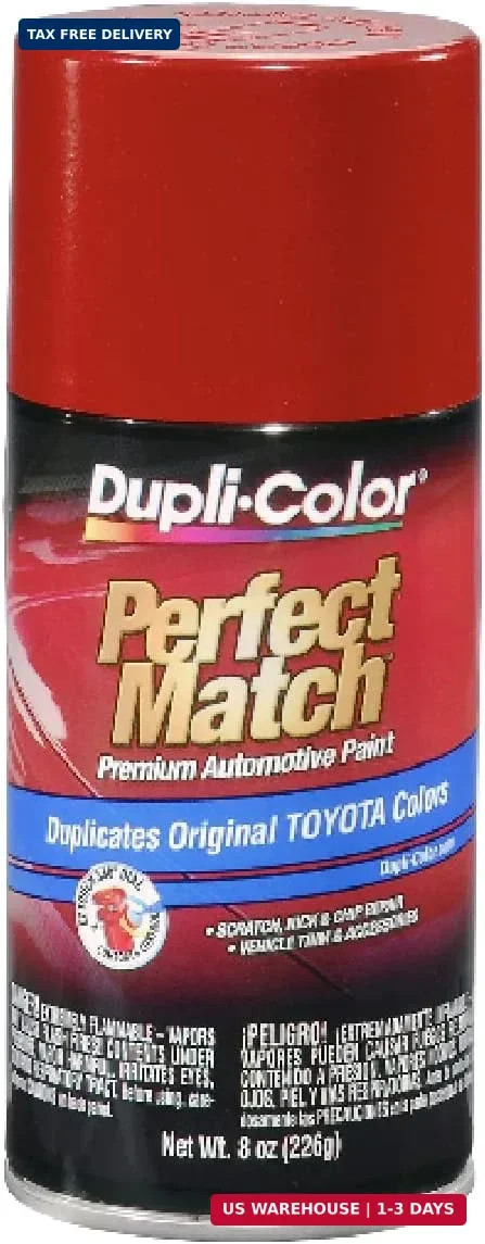 Dupli-Color Perfect Match Premium Automotive Paint, Barcelona Red (M), 8 oz