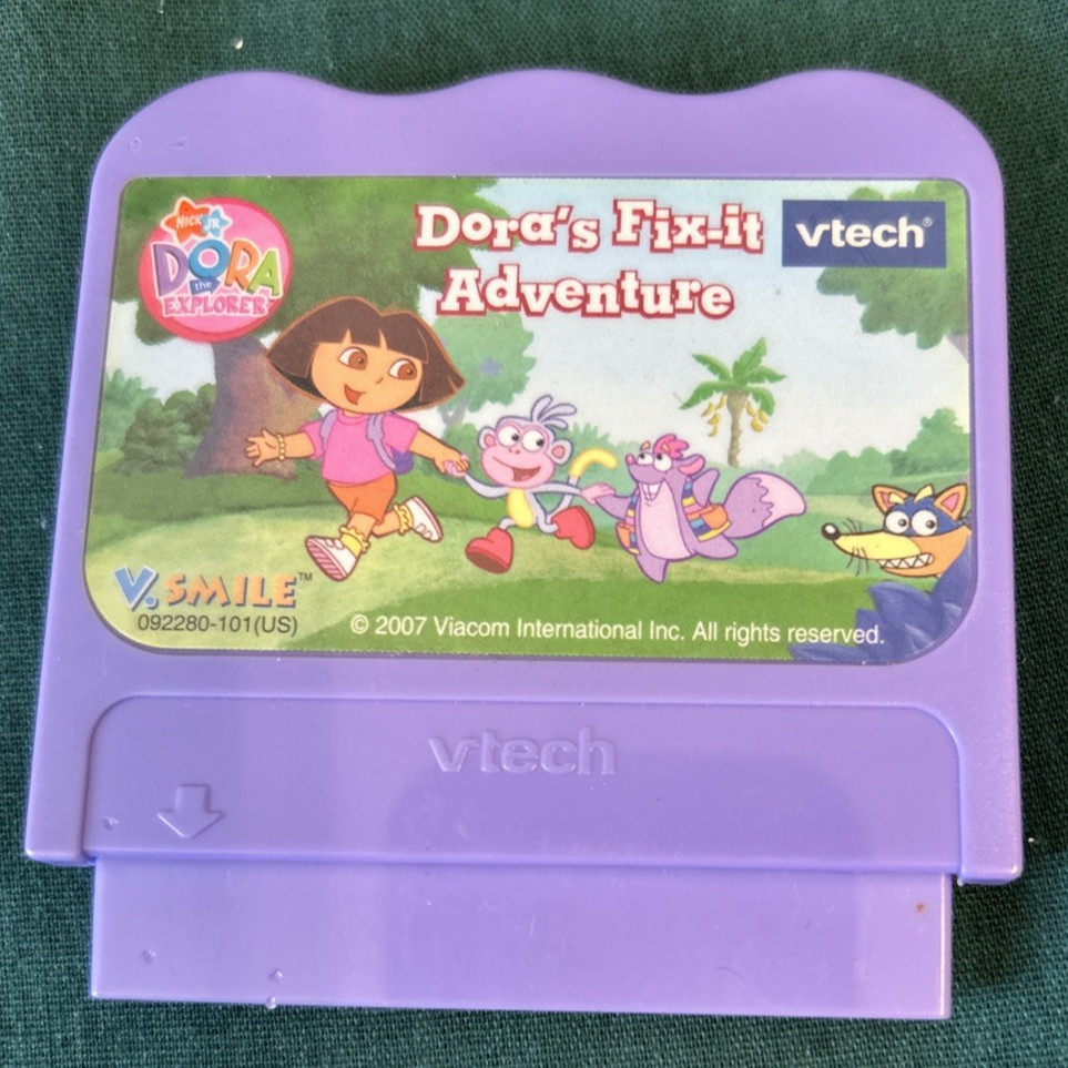 VTech VSmile NIck Jr Dora The Explorer - Dora's Fix it Adventure Game Cartridge