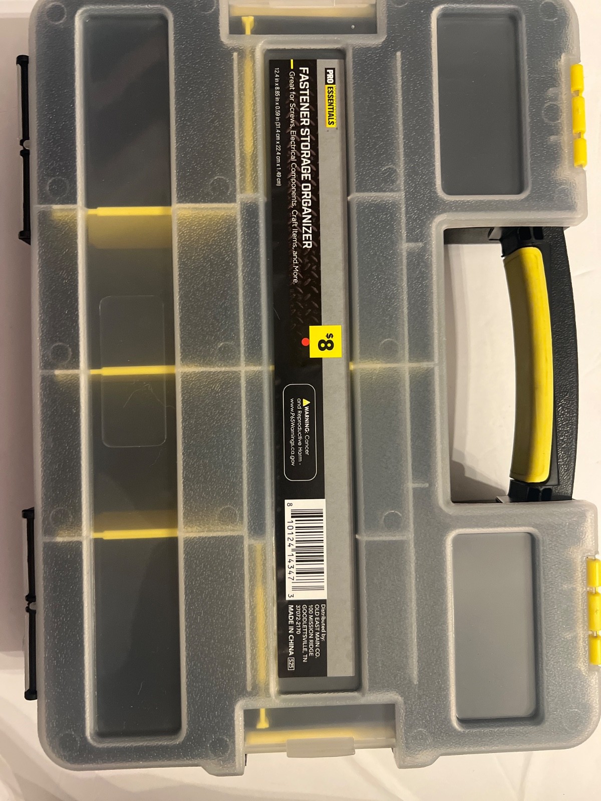 Pro Essentials Fastener Storage Organizer