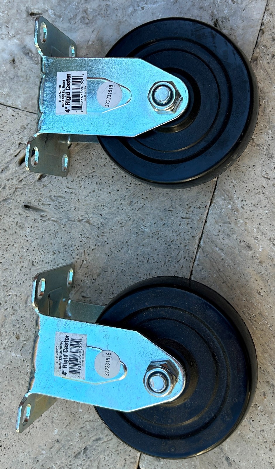Casters Rigid 4"