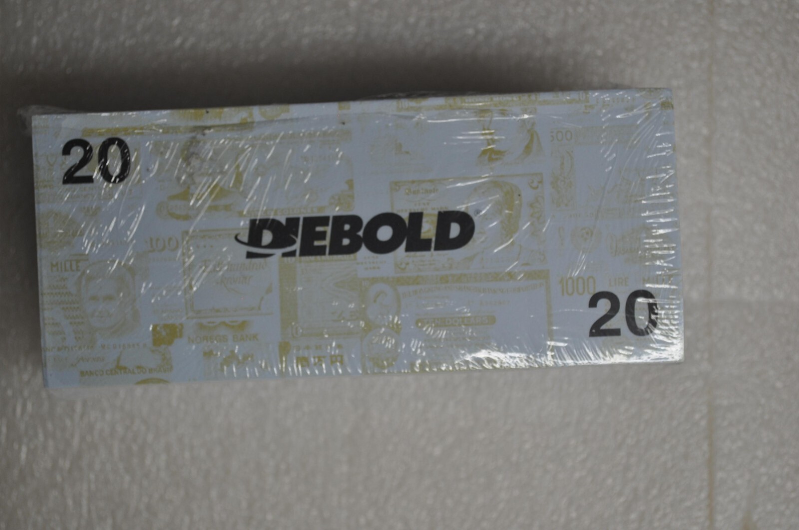 New DIEBOLD Test Money $20.00 00050778000D