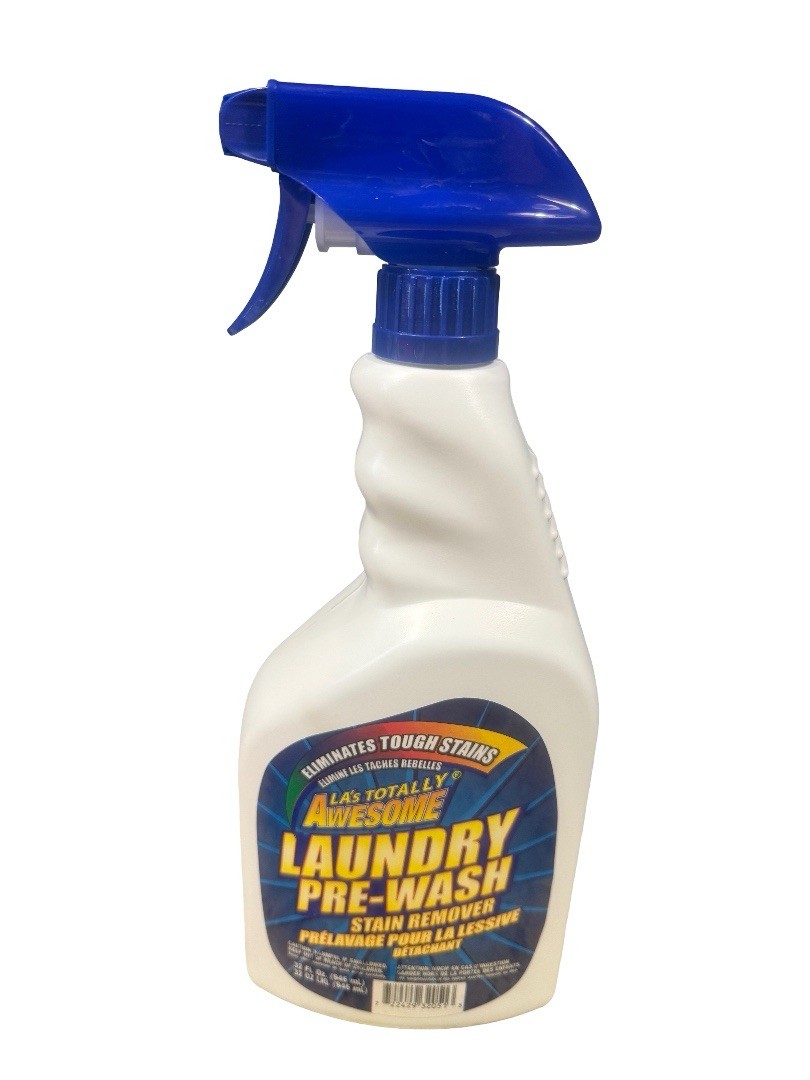 4 PACK- LA's Totally Awesome Laundry Pre-Wash Stain Remover Spray 32 Fl. Oz.