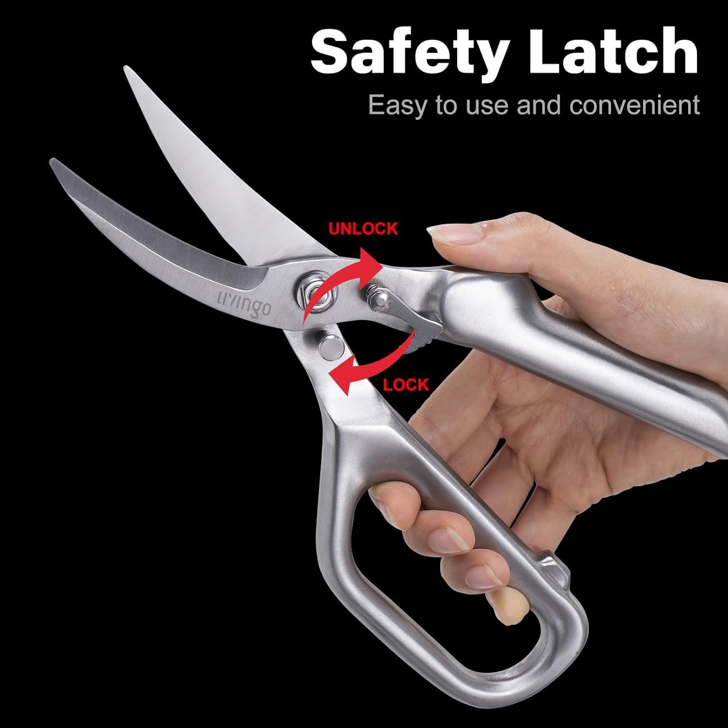 Kitchen Scissors - Heavy Duty Poultry Shears Sharp Cutting Food Chicken Bone ...