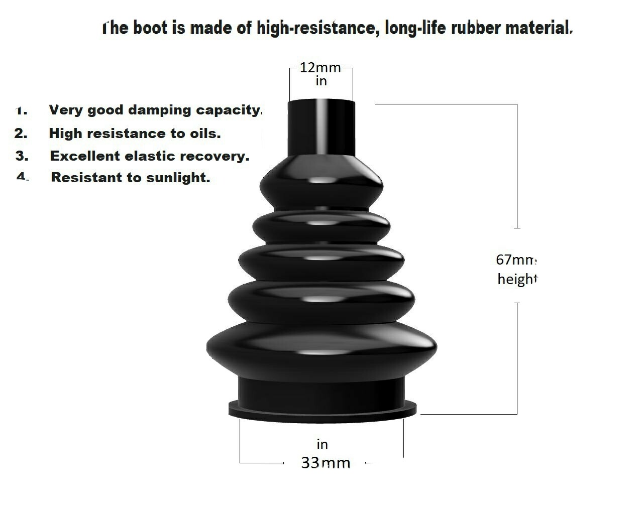New upgrade BOOT kit 3 Pieces, JOYSTICK Controller Boom, Truck, Lift Axis