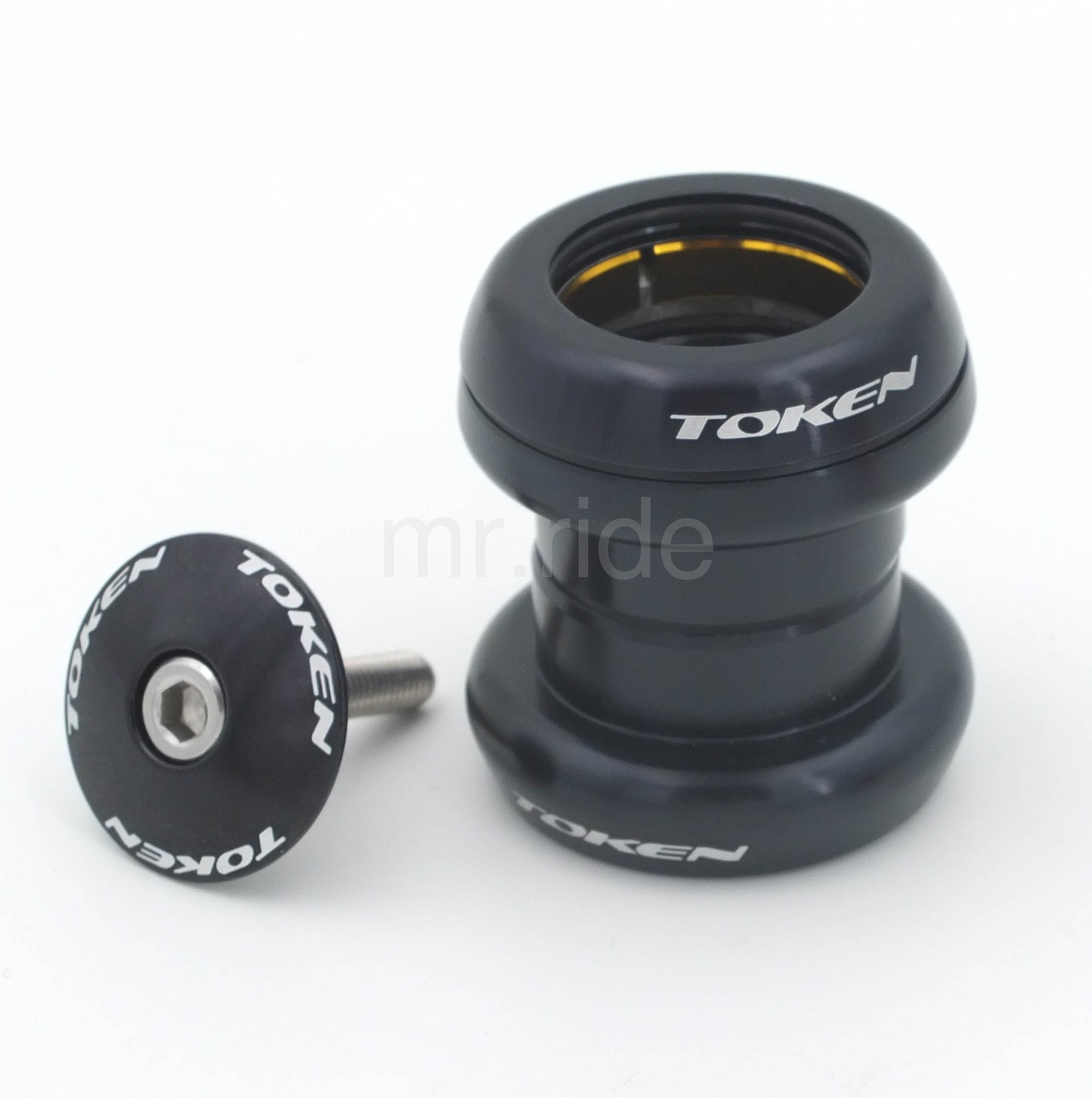 Head set TOKEN "Heggset" TK 060 for 1 1/8" integrated + threadless Black