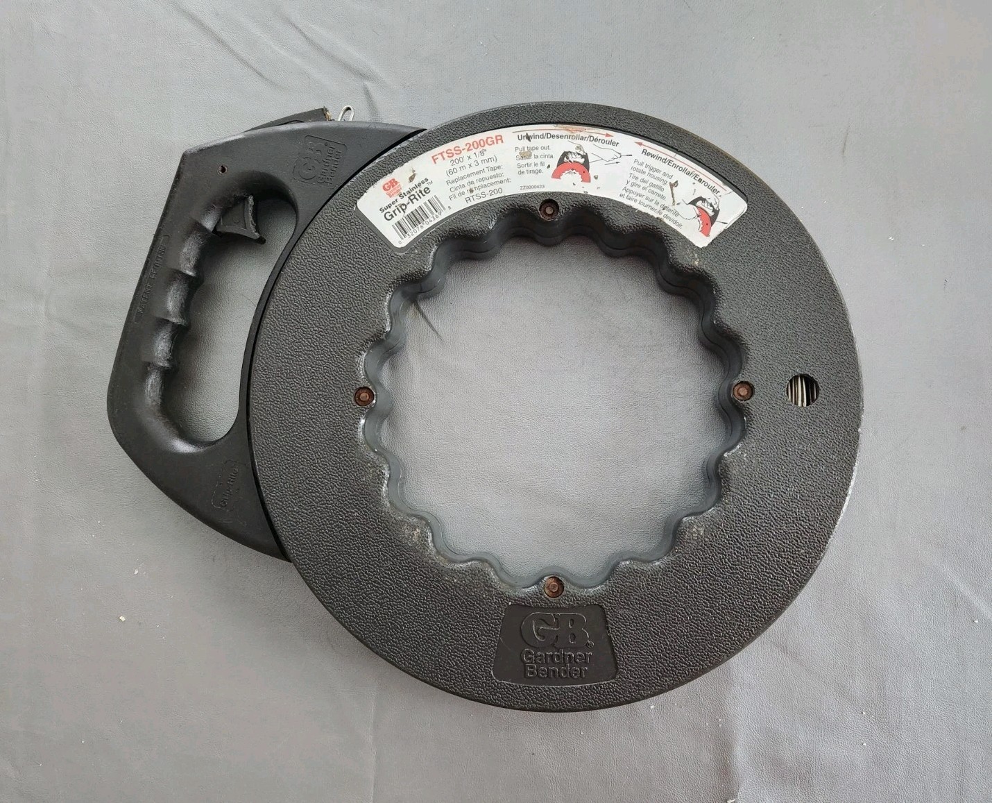 Gardner Bender FTSS-200GT Cable Snake Steel Fish Tape 200’ x 1/8''