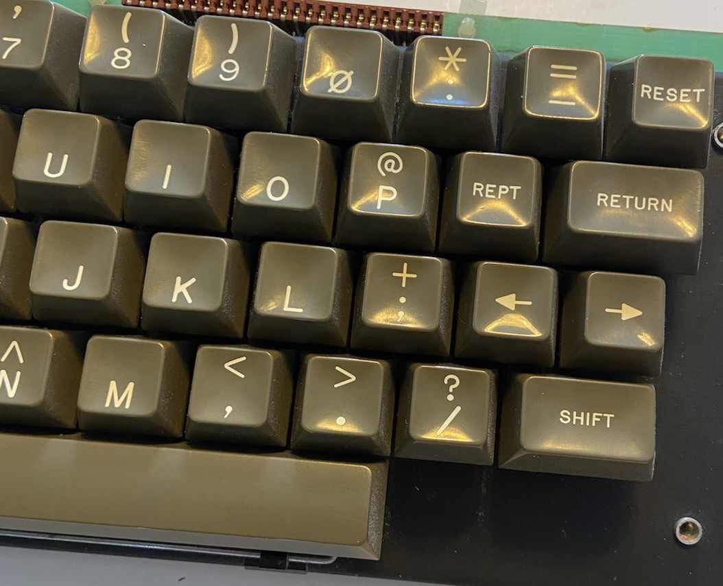 Apple II Plus Keycaps (NON-RFI)