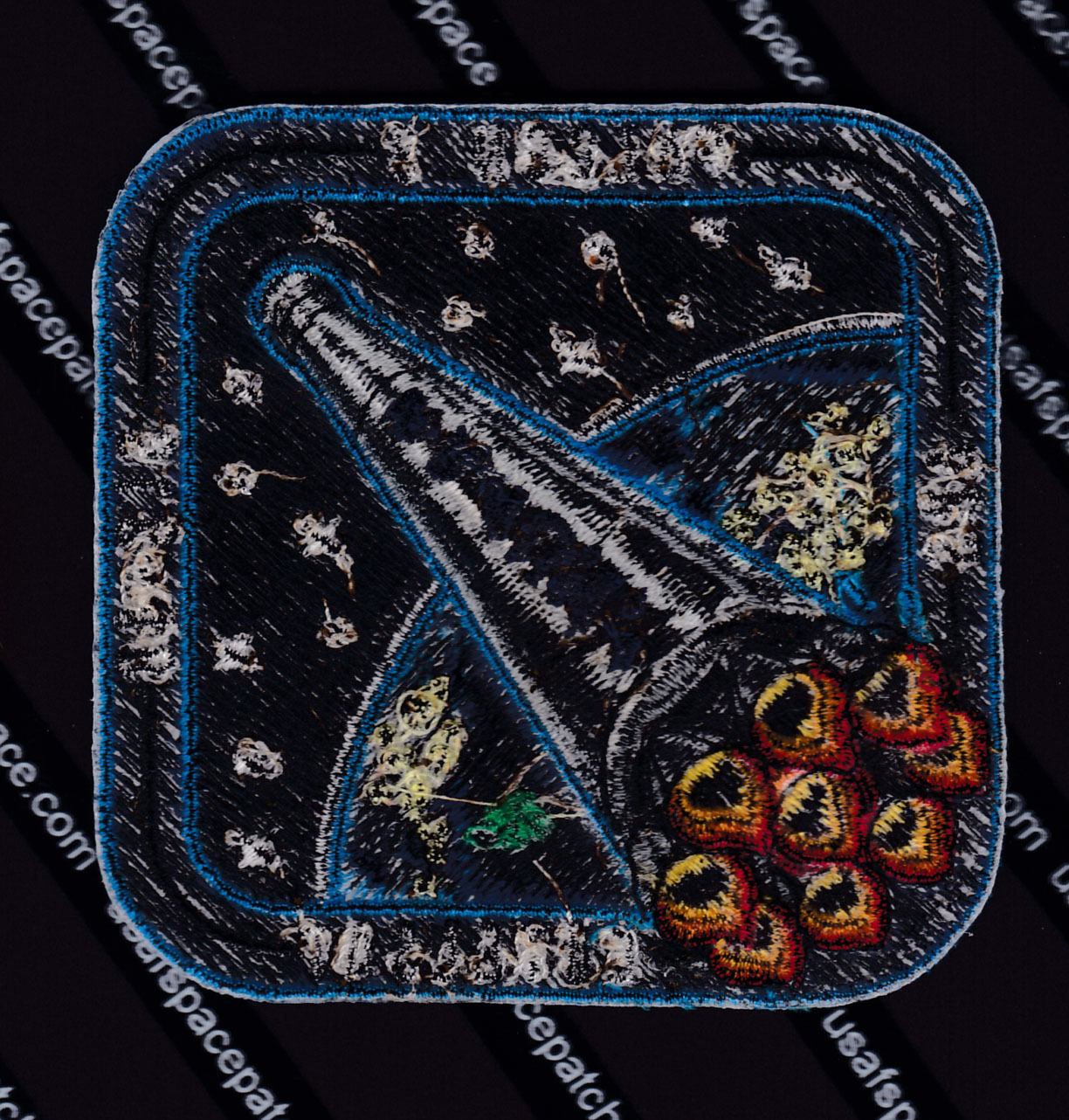 Authentic ABS-3A / EUTELSAT-1 SPACEX FALCON 9 Launch SATELLITE SPACE PATCH