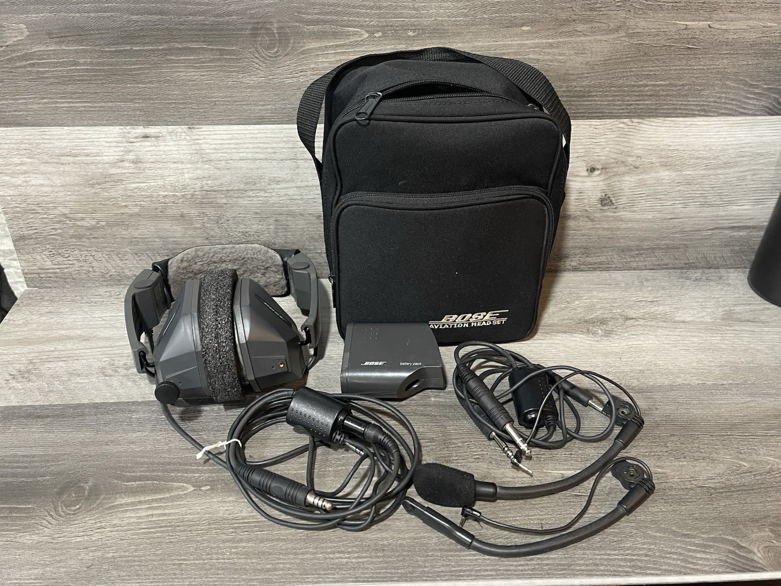 BOSE ANR Series 1 Aviation Headset - GA Dual Plugs - FAA TSO - C57a - Tested