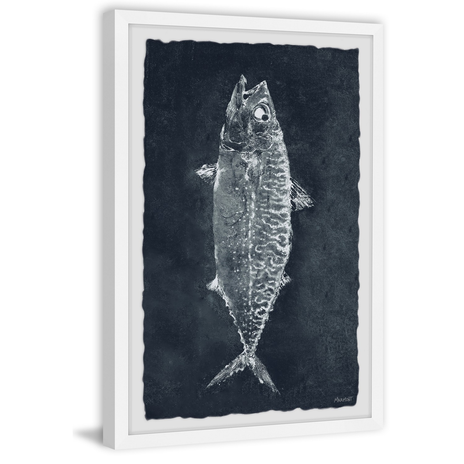 Marmont Hill Fish in Black Framed Painting Print