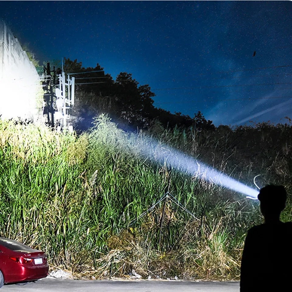 Super Bright LED Headlamp Flashlight USB Rechargeable Headlight Waterproof Lamp