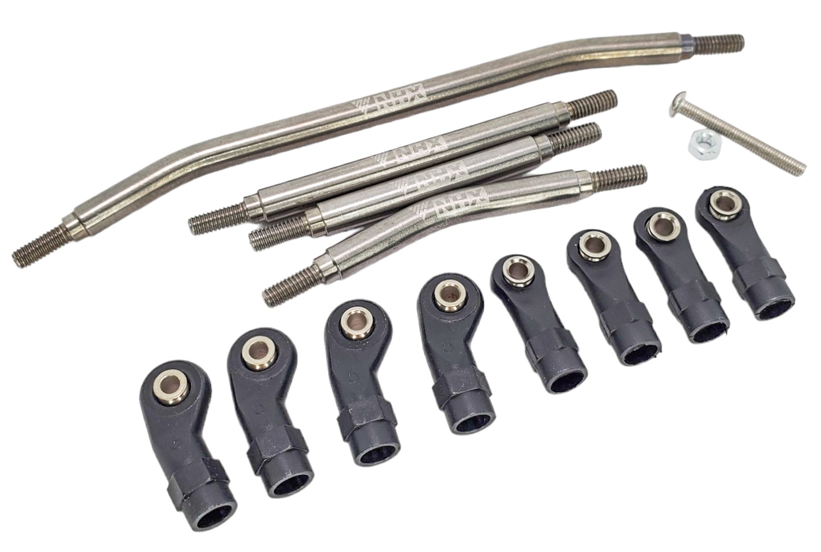 NEW NHX RC Stainless Crawler Steering Links & Panhard Bar Set for Redcat GEN8