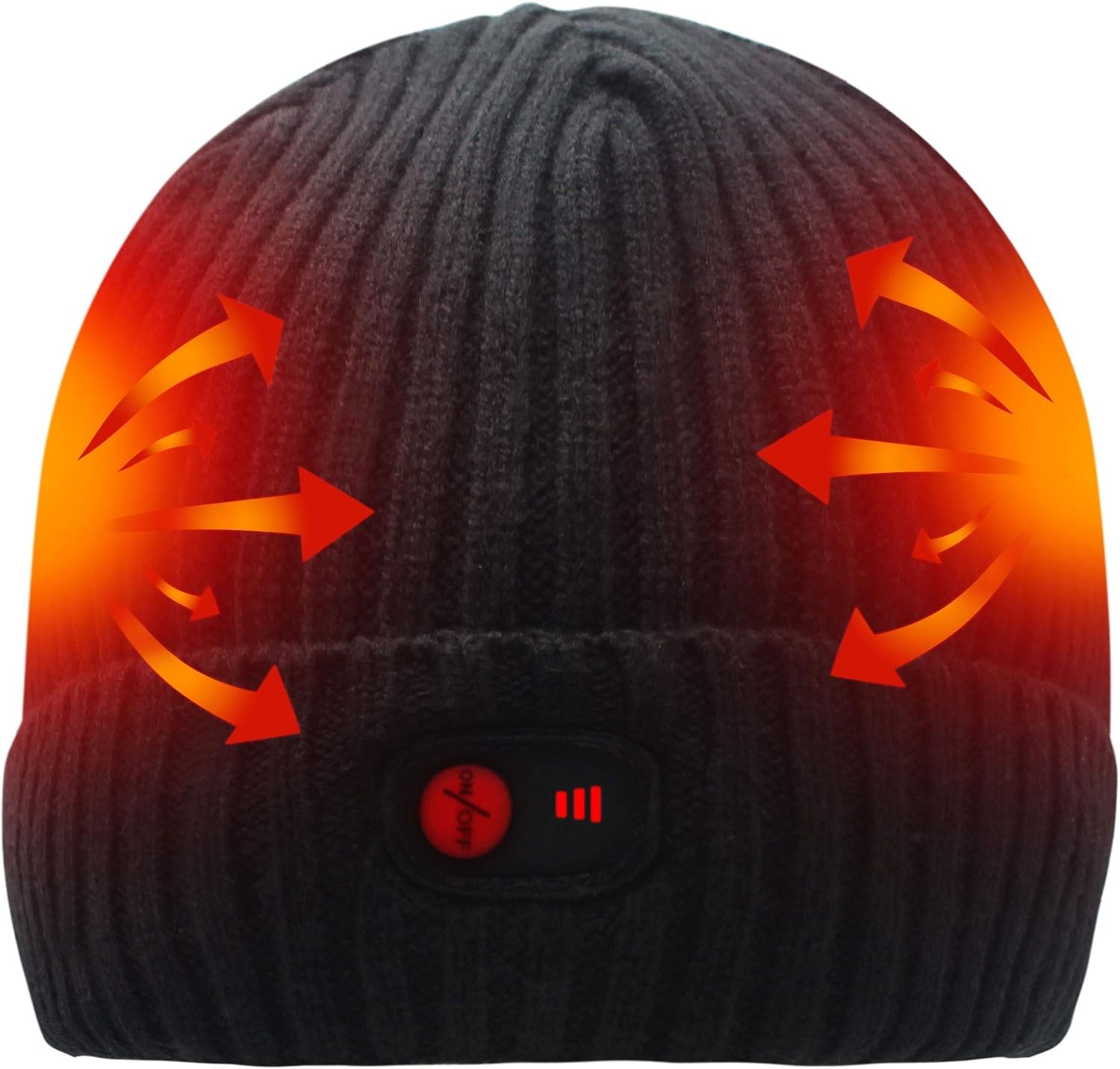 Rechargeable Battery Heated Beanie Hat