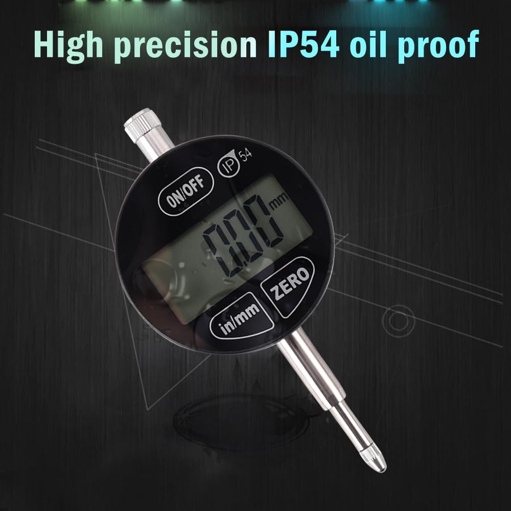 Oudtinx Digital Dial Indicator Electronic Test Gauge Under 3 Inches