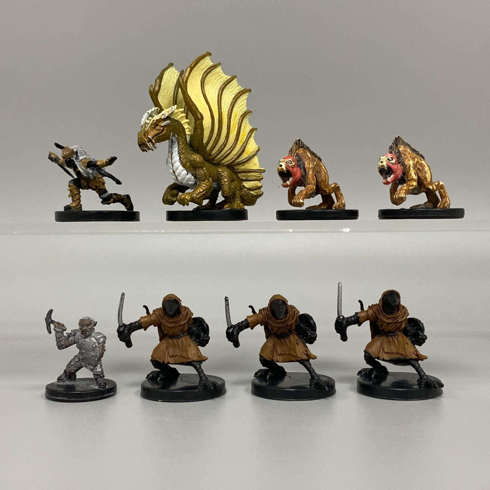 8 DUNGEONS & DRAGONS MINIATURES BUNDLE D&D FANTASY ROLEPLAYING GAME MONSTERS
