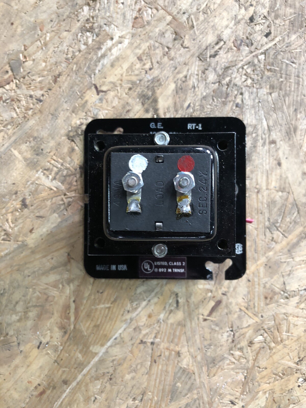 GE RT-1 120v To 24v 40vamp Remote Control Transformer