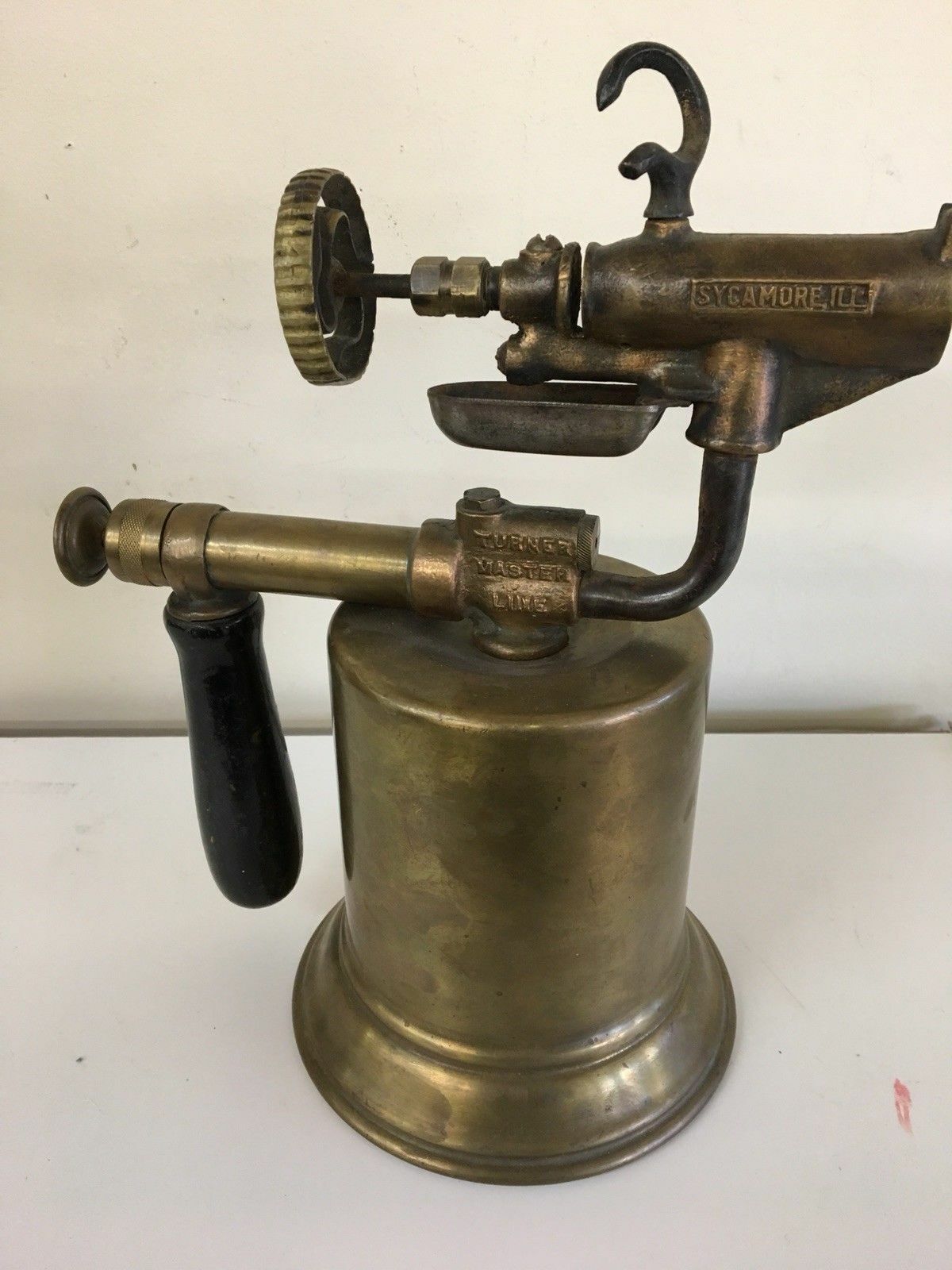 ANTIQUE / VINTAGE TURNER BRASS  BLOW TORCH / BLOWTORCH  :