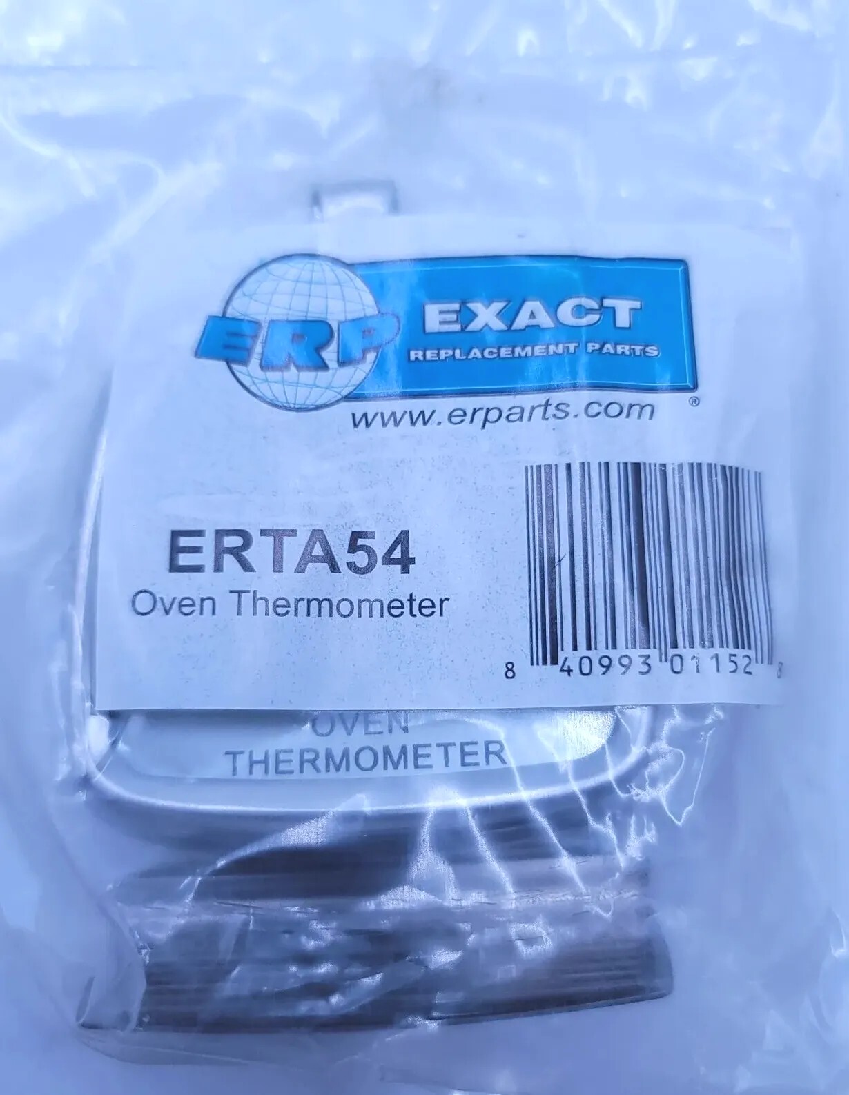 Hanging Oven Thermometer 100°F to 600°F TA54 ERTA54 19950054 Stainless Steel