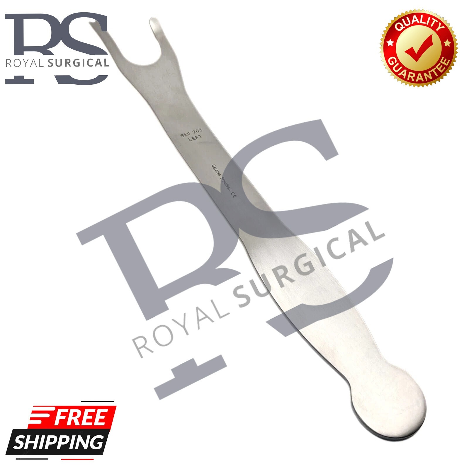 Bacastow Glenoid Retractor Left Shoulder Orthopedic German Stainless Steel