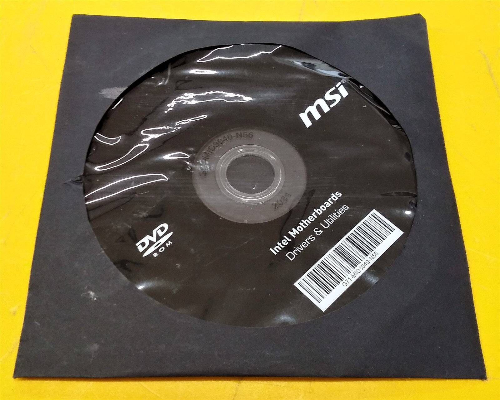 ⭐️⭐️⭐️⭐️⭐️ MSI Intel Motherboards Drivers & Utilities DVD G71-MID3040-N56