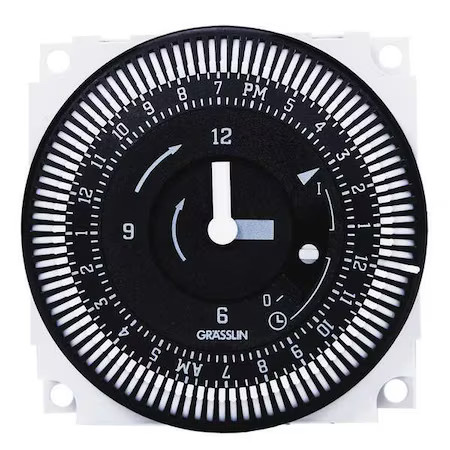Intermatic Fm1stuzh-24U Electromechanical Timer, 24 Hr, Spdt, Steel