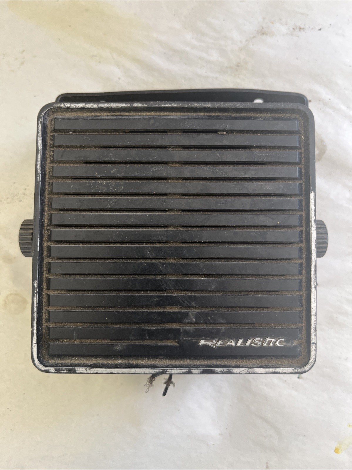 Vintage Realistic Radio Shack 2 Way Radio External Speaker #21-549