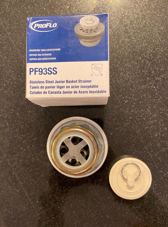 ProFlo PF93SS Stainless Steel Junior Basket Strainer NEW