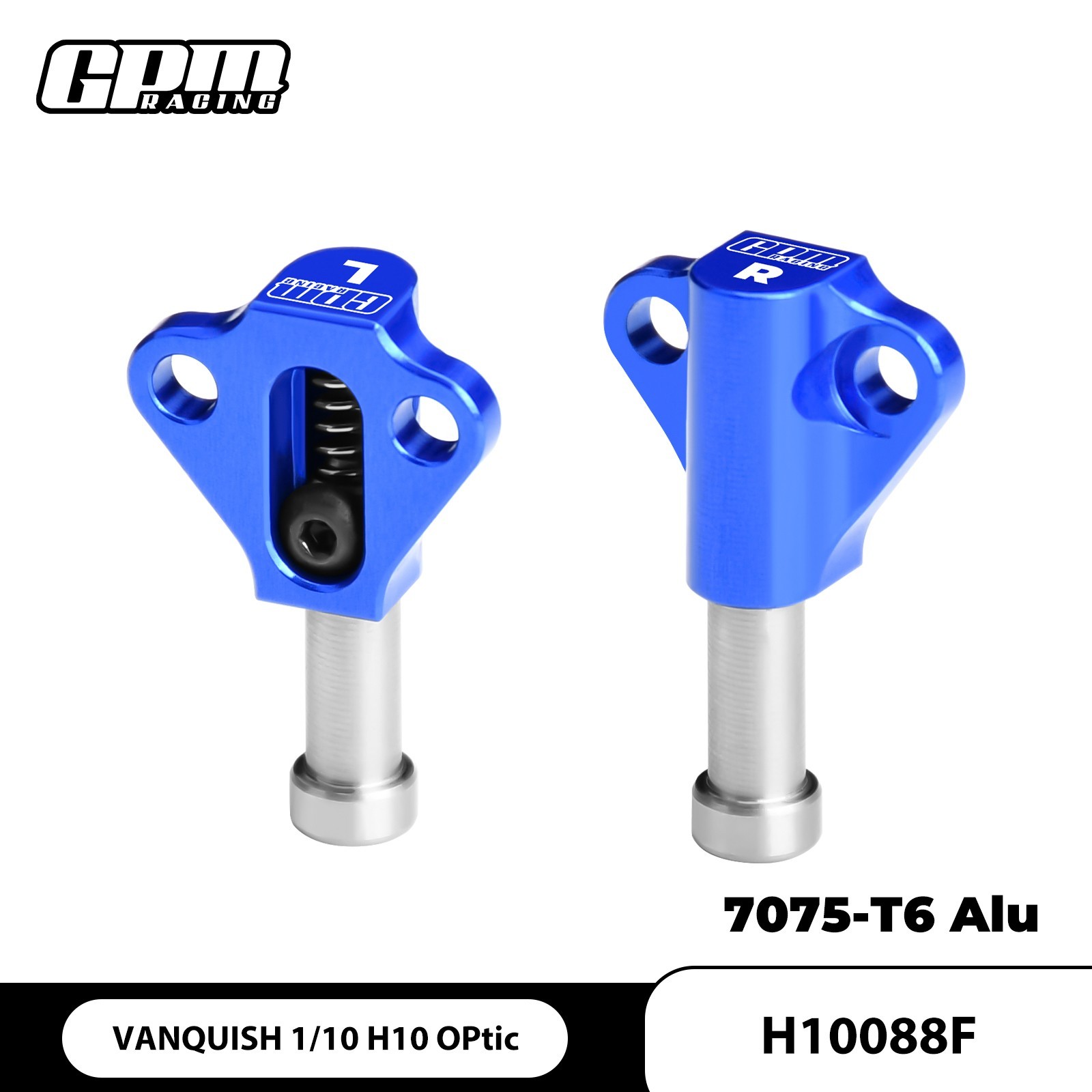 GPM 7075 Alloy CNC Machined Bump Stops VANQUISH 1/10 H10 VS4-10 OPtic VPS08850