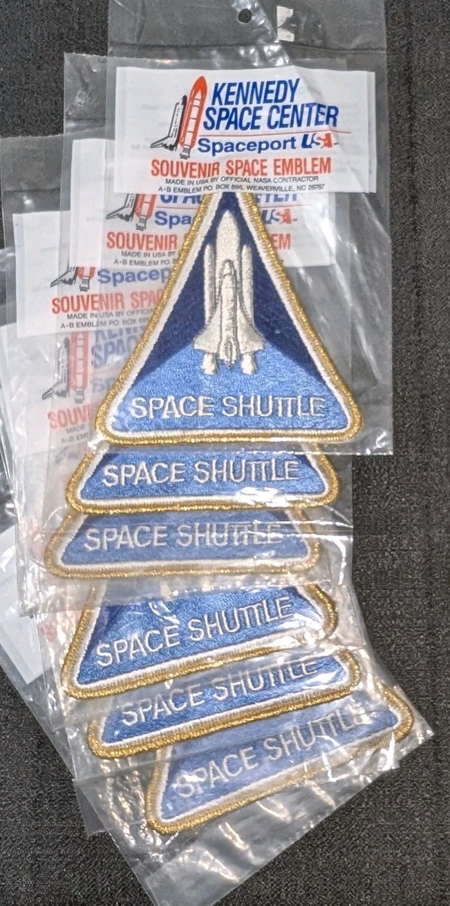 Space Shuttle Program 4” Iron On Patch NASA Kennedy Space Center Made In USA