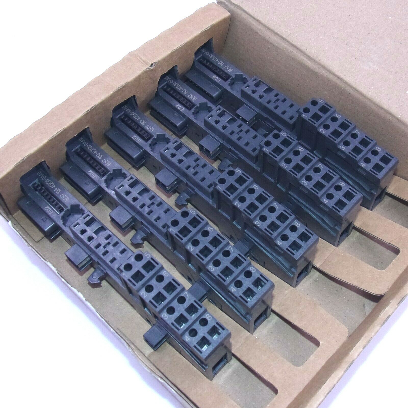 Box of 5 Siemens SIMATIC ET 200S Terminal Module 6ES7 193-4CB30-0AA0