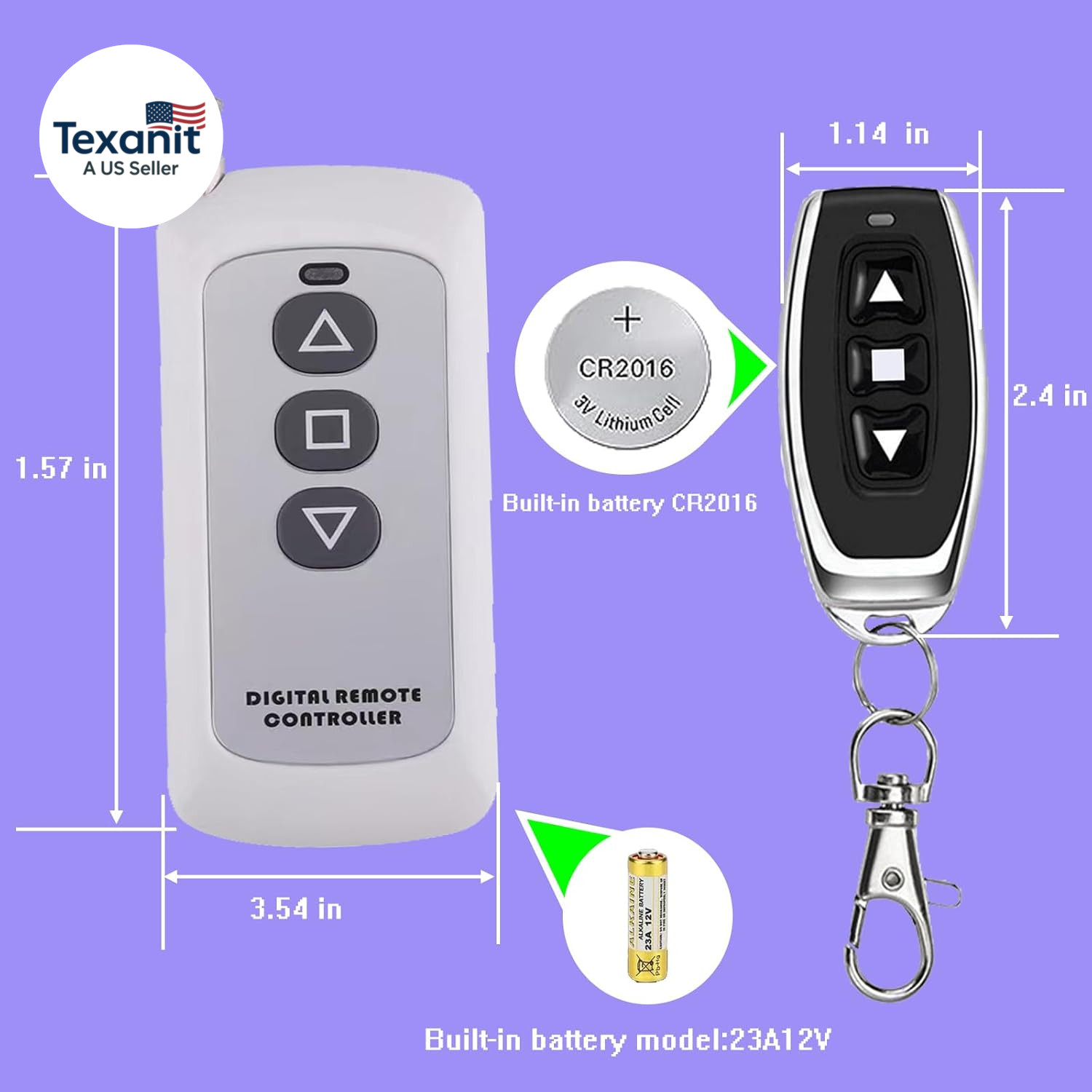 Forward Reverse Switch Working Voltage DC5V to 48V, Linear Actuator 12V Remote S