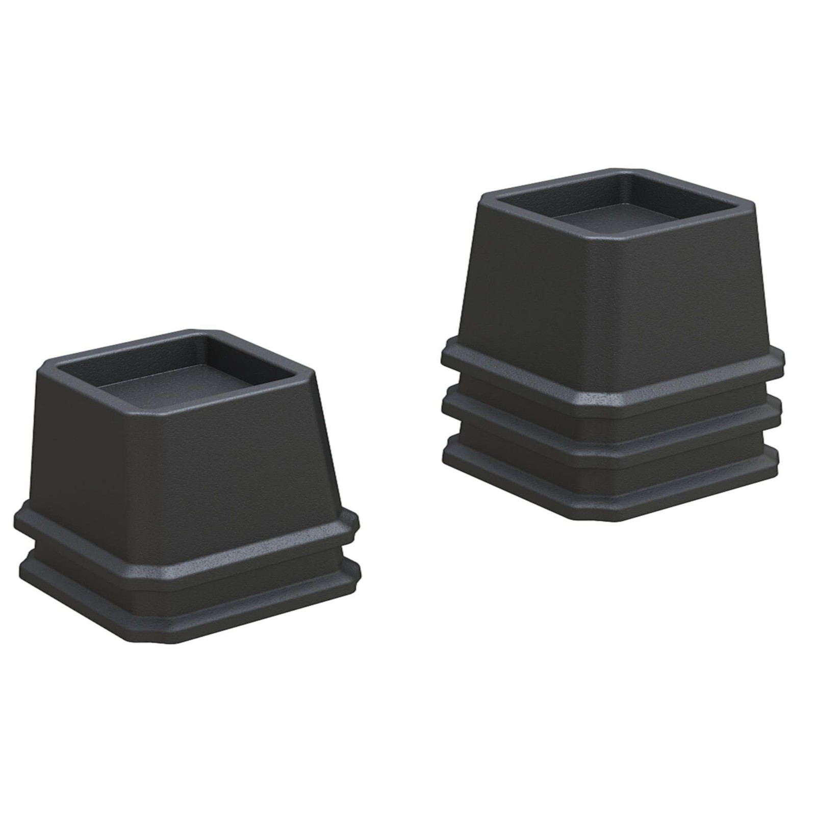 Whynonap Bed Risers 2 Inch Heavy Duty Bed Elevators, Set of 6 Lifts Up 2000 l