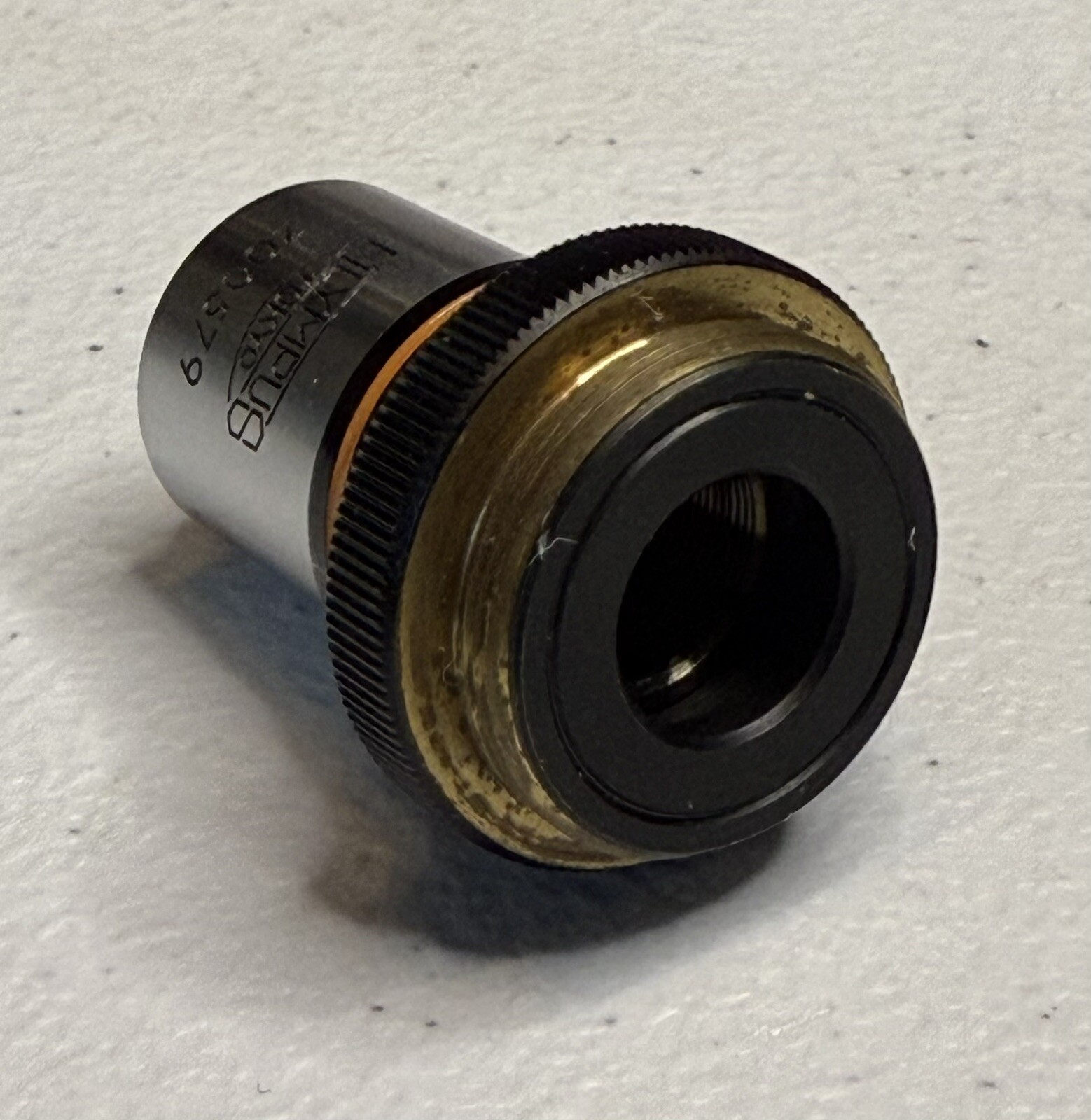 Olympus 10 PO 0.25 Short Barrel Strain Free Microscope Objective
