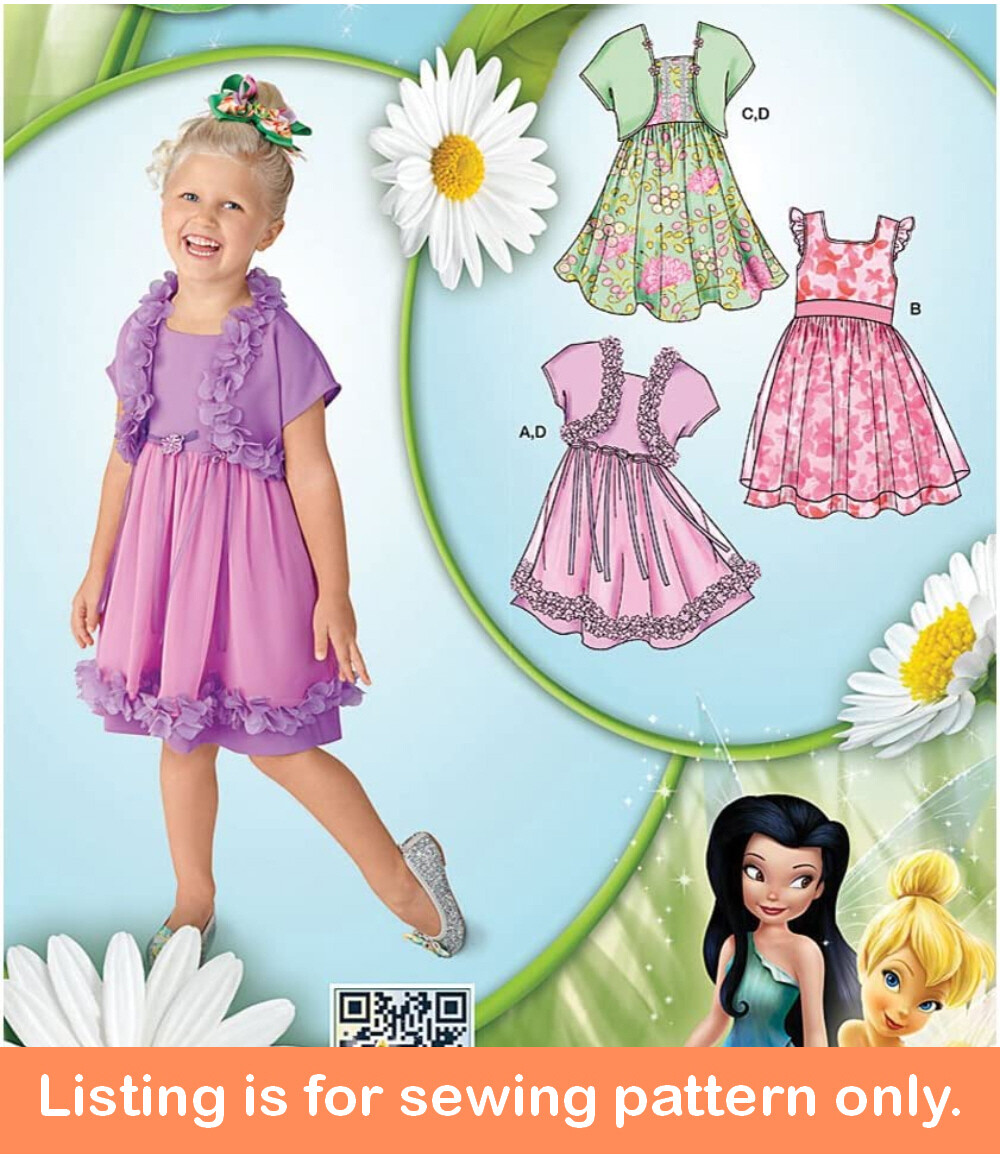 SEWING PATTERN Sew Girls Clothes Dress - Easter Flower Girl Jacket Princess 1672