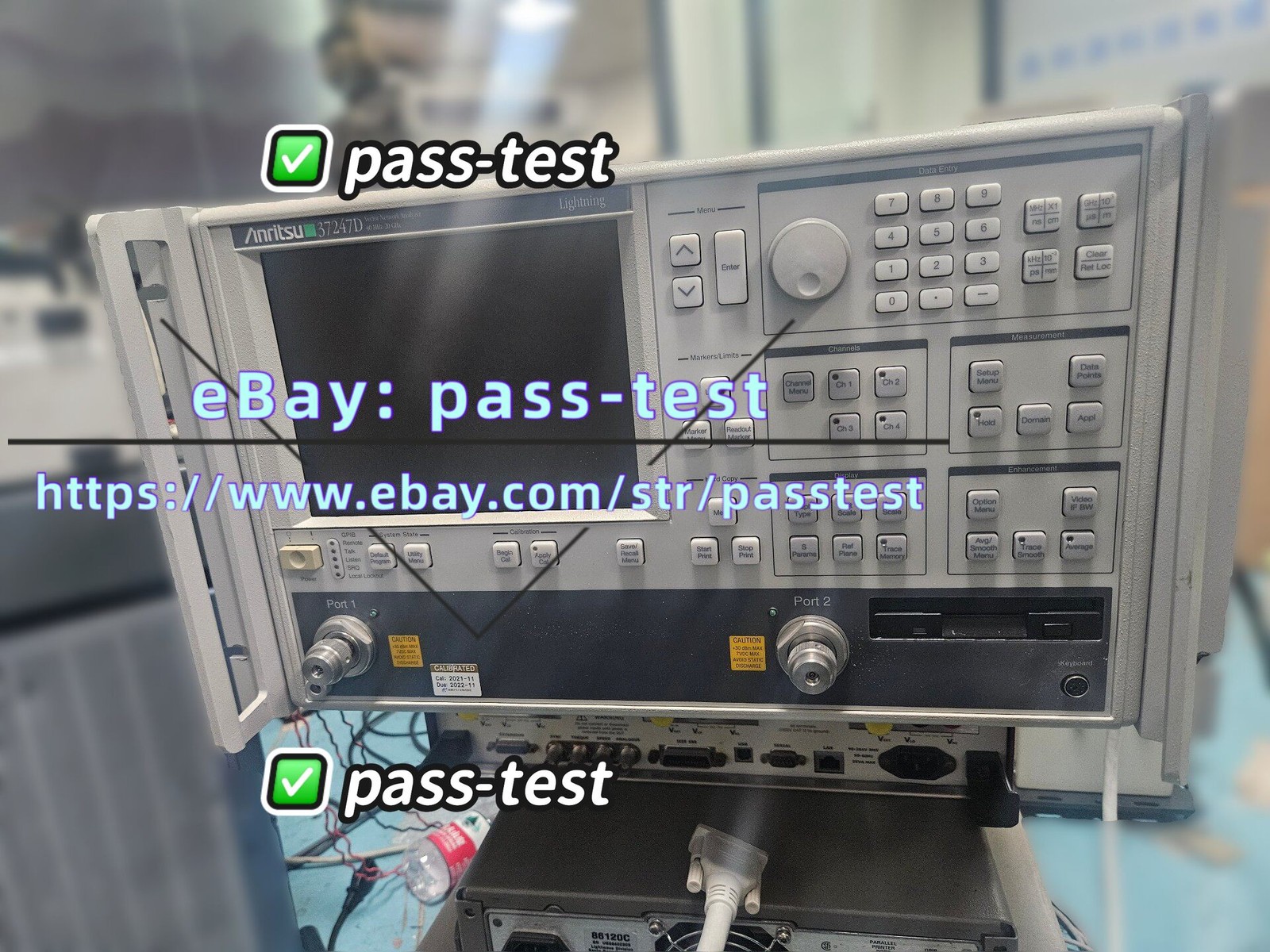 Anritsu 37247D 40 MHz-20 GHz Microwave Vector Network Analyzer