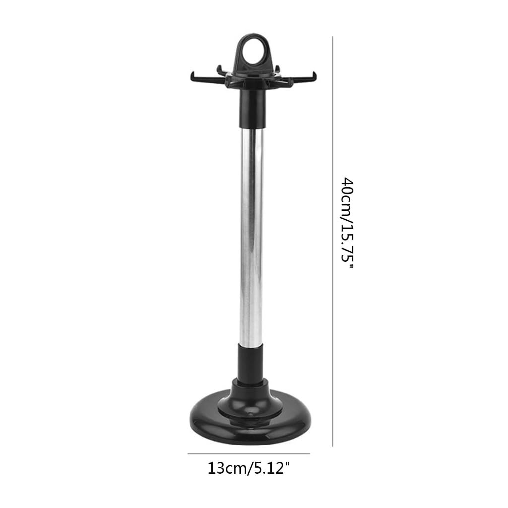Swivel Kitchen Utensils Stand with 6 Hooks Rotatable Kitchenware Holder Rack ...