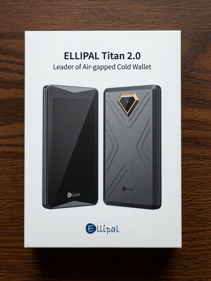 ELLIPAL Titan 2.0 Air-Gapped Cold Wallet Crypto Hardware New in Box